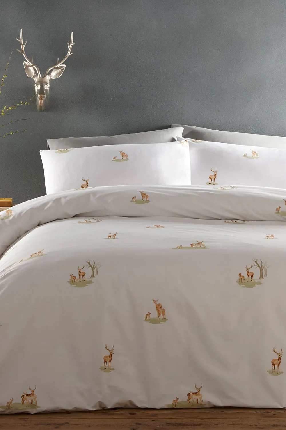 Deers 100% Cotton Duvet Cover Set
