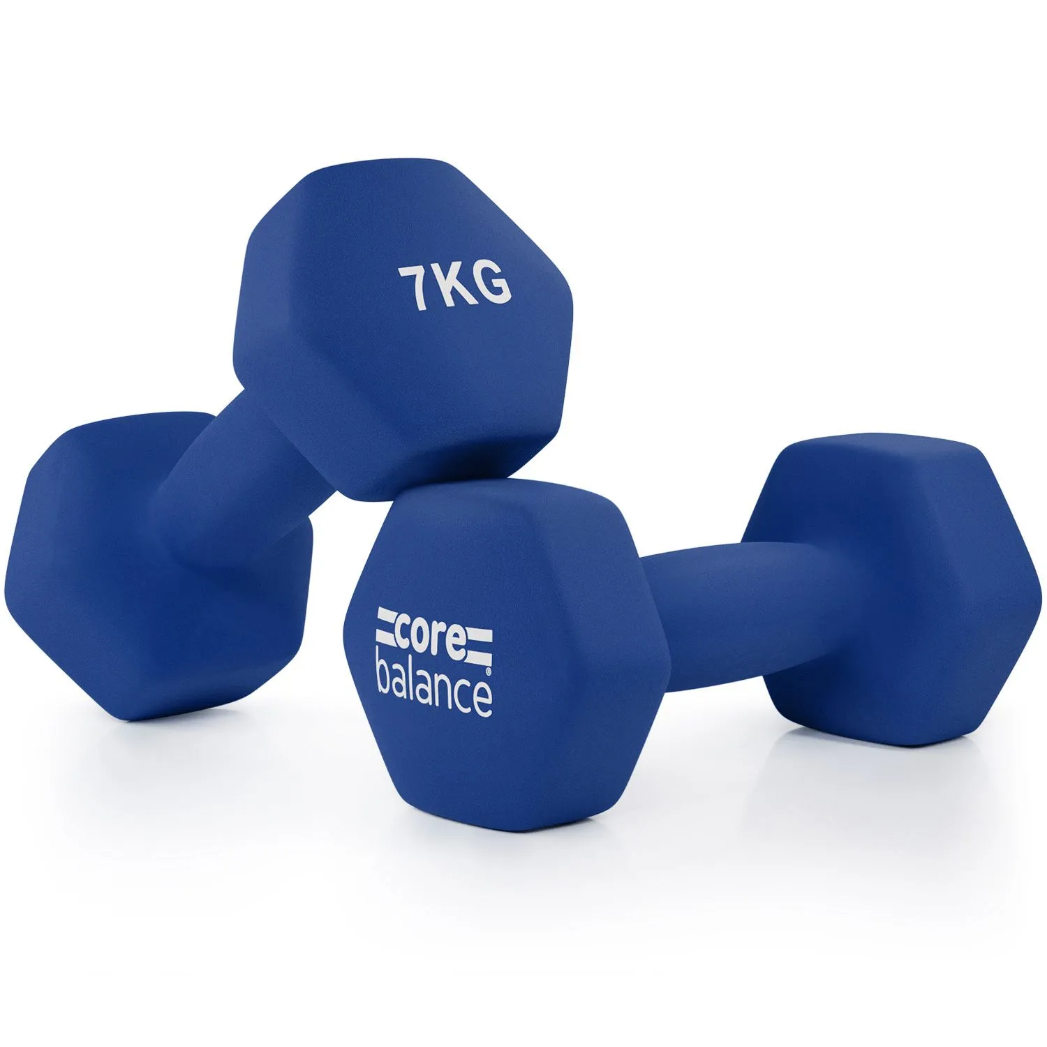 Neoprene Hex Dumbbells Set Of 2 Cast Iron Hexagonal Hand Weights Core Balance