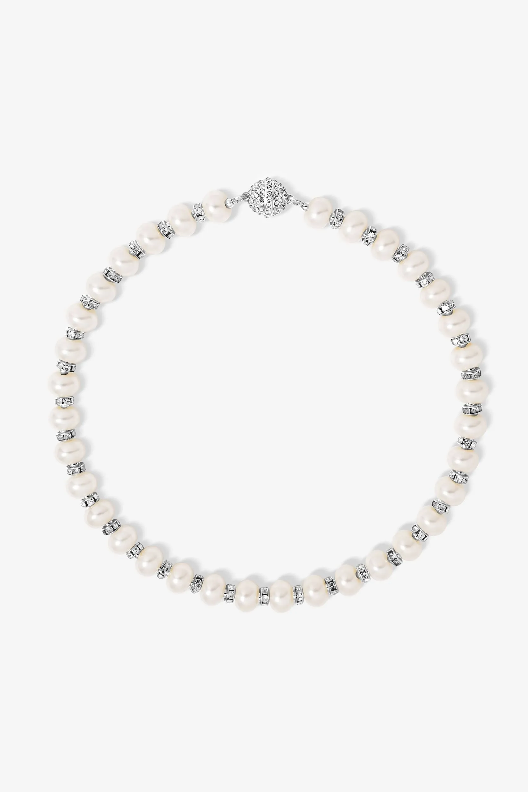 Knotted 8mm Pearl Rope Necklace