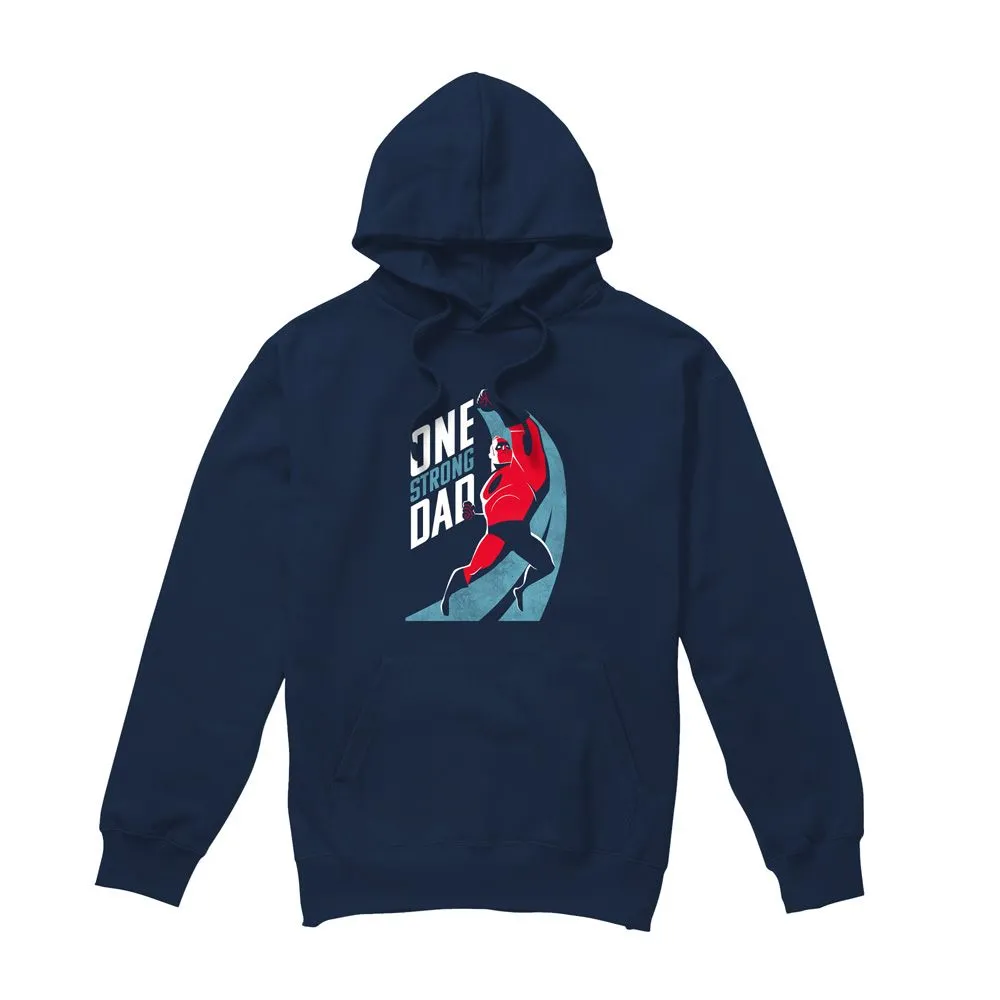The Incredibles Father's Day One Strong Dad Mens Hoodie Navy