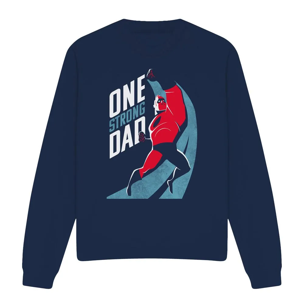 The Incredibles Father's Day One Strong Dad Sweatshirt Navy