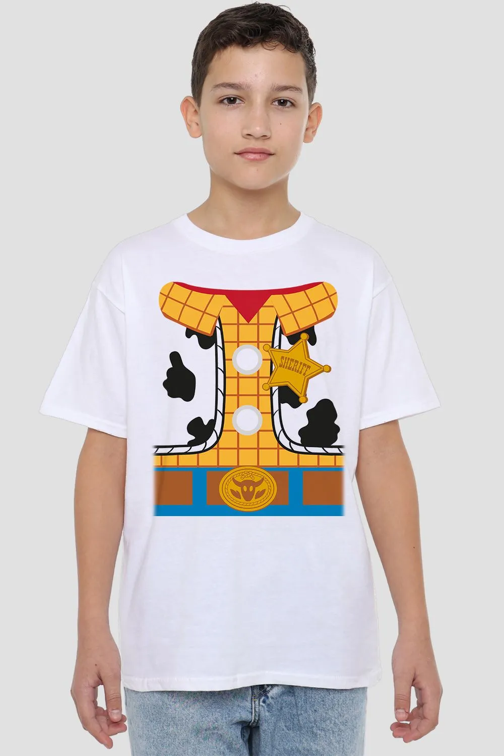 Toy Story Woody Costume  Kids T-Shirt White