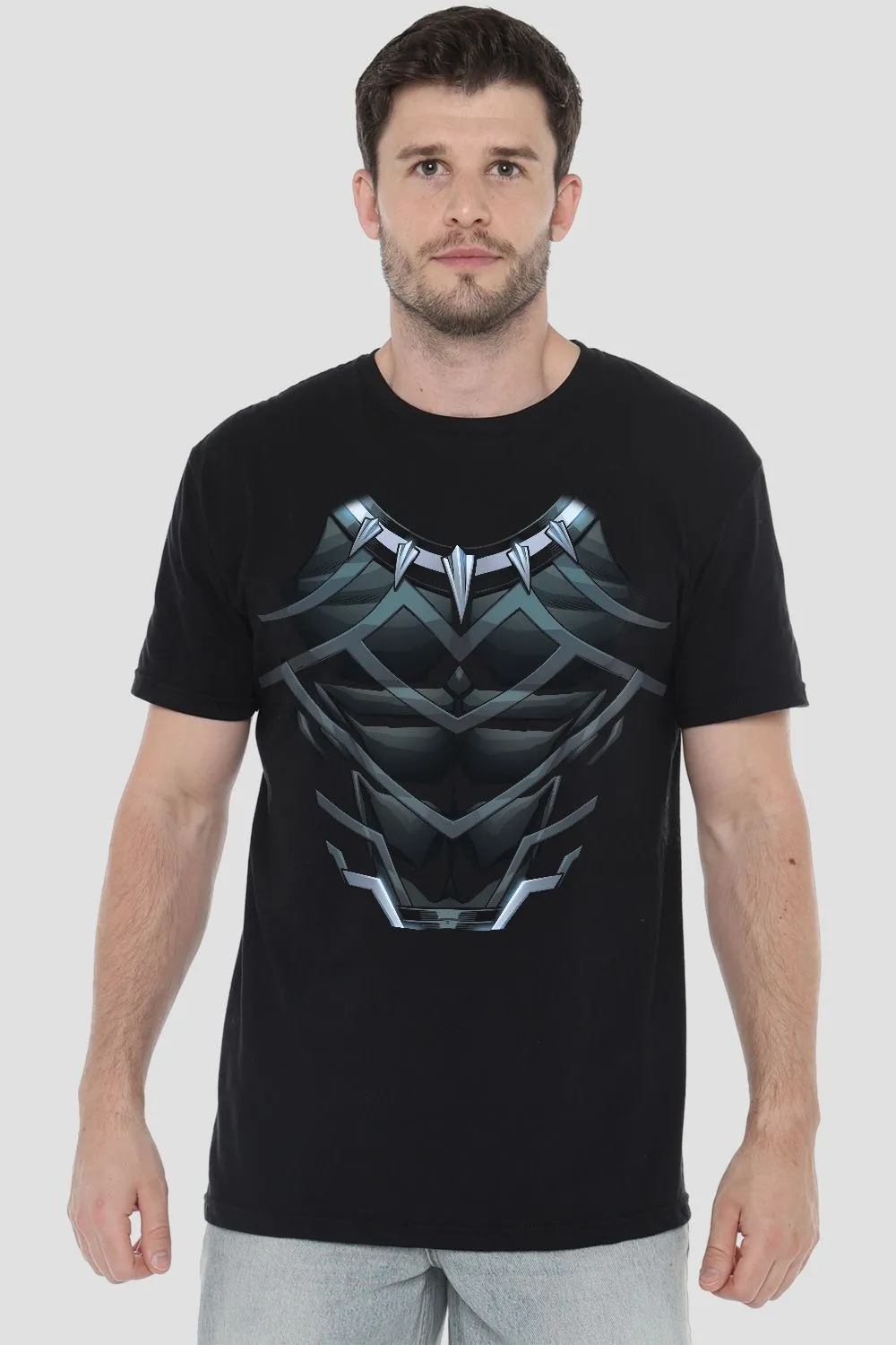 Black Panther Costume Mens T-Shirt Black