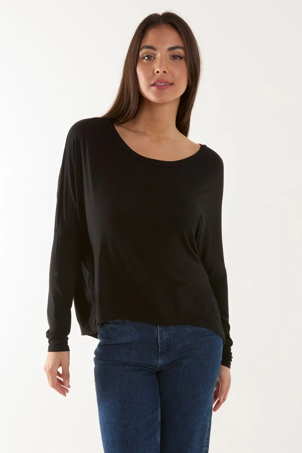 Batwing High Low Top