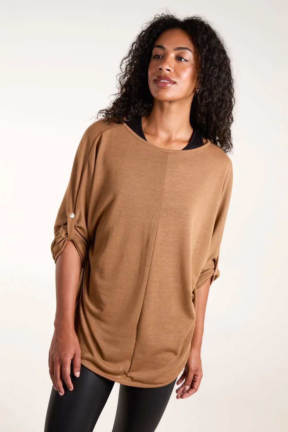 2 in1 Jersey and Knit Blouse