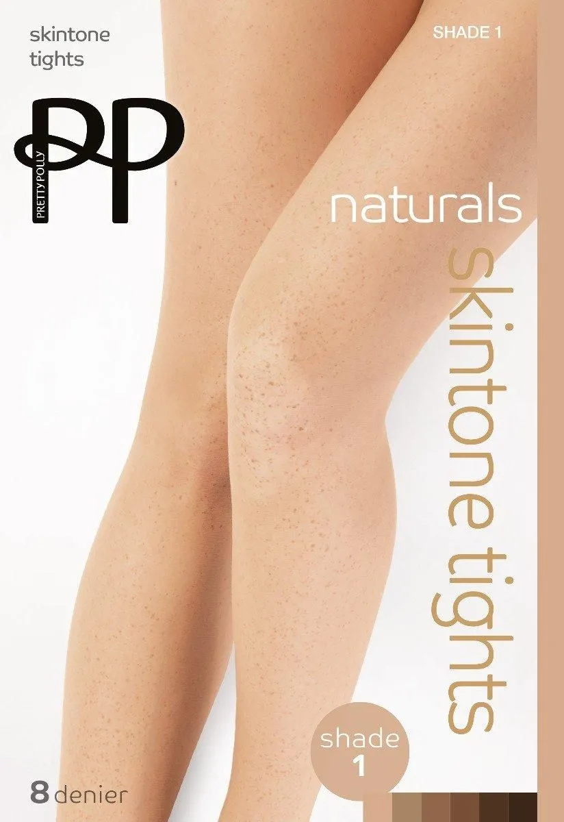 Naturals 8 Denier Skin Tone Tights - Light Tan