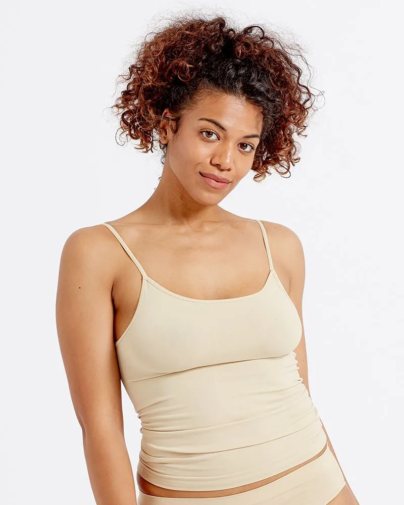 Seamfree Eco-Wear Cami Vest - Nude