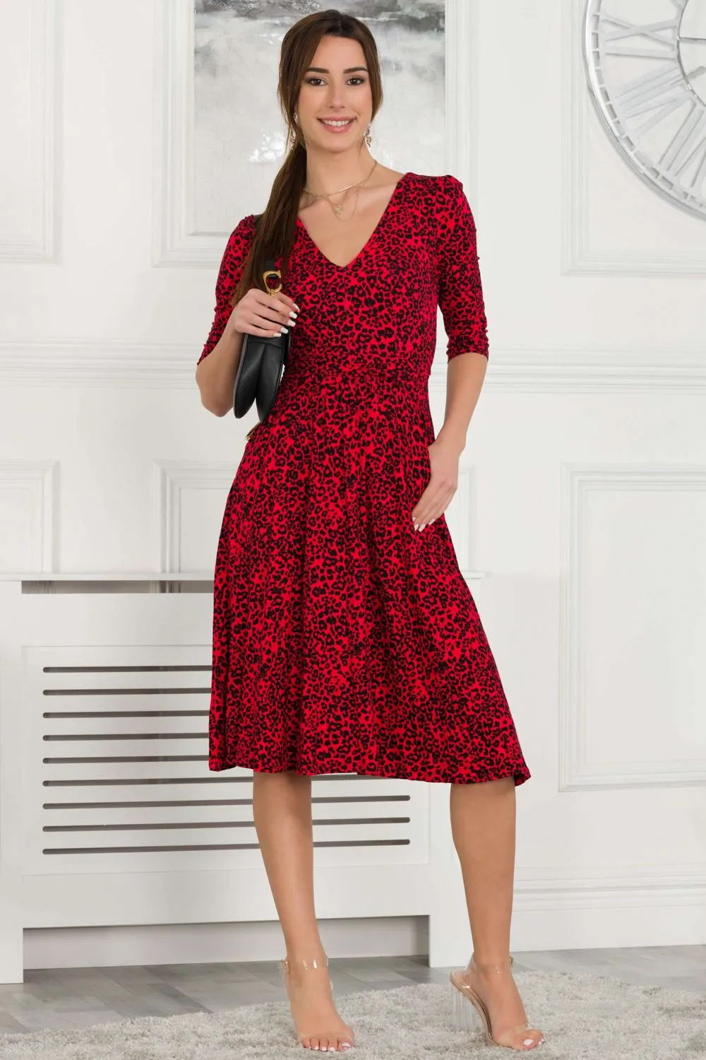 Valeria Viscose Midi Dress