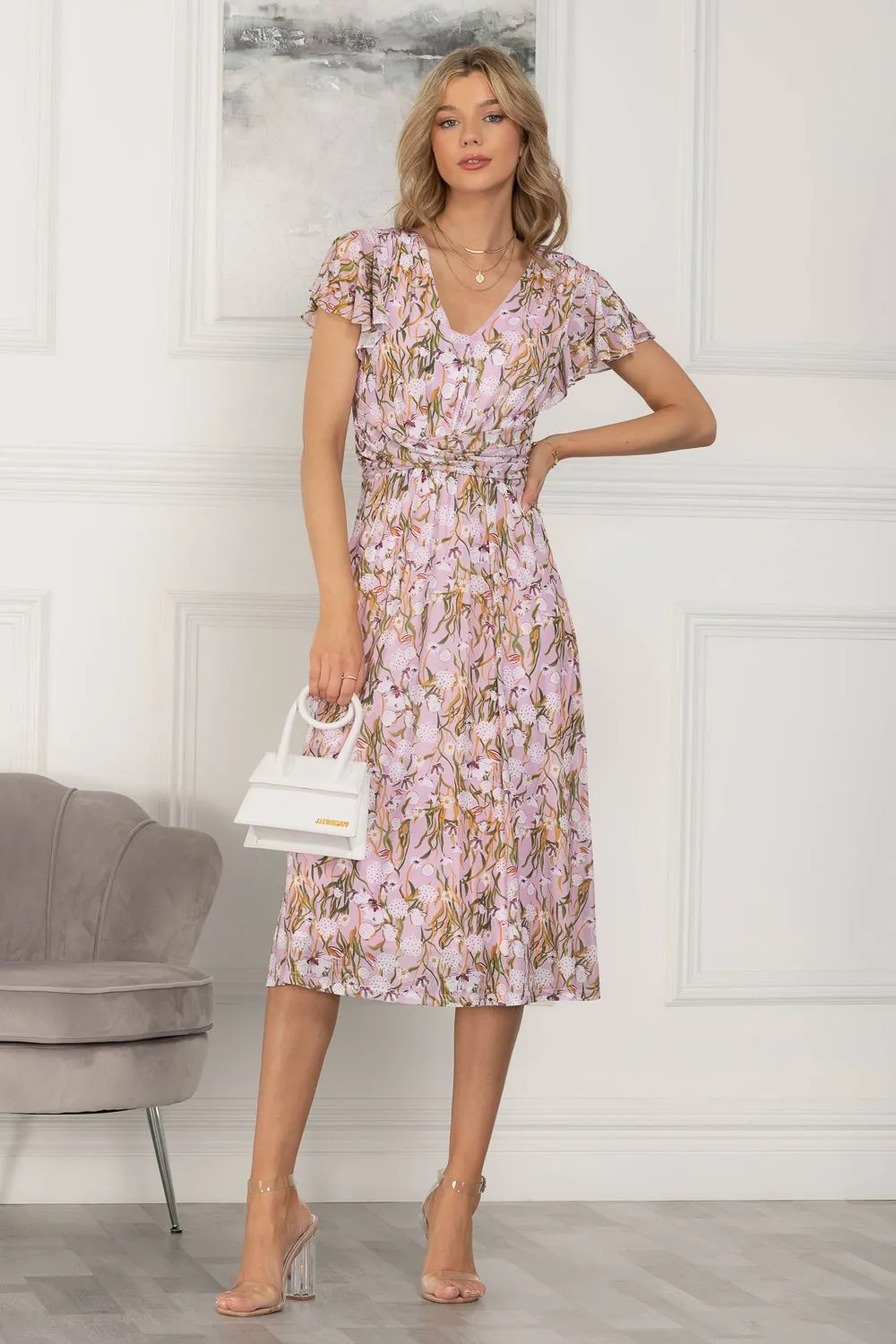 Viviana Mesh Midi Dress