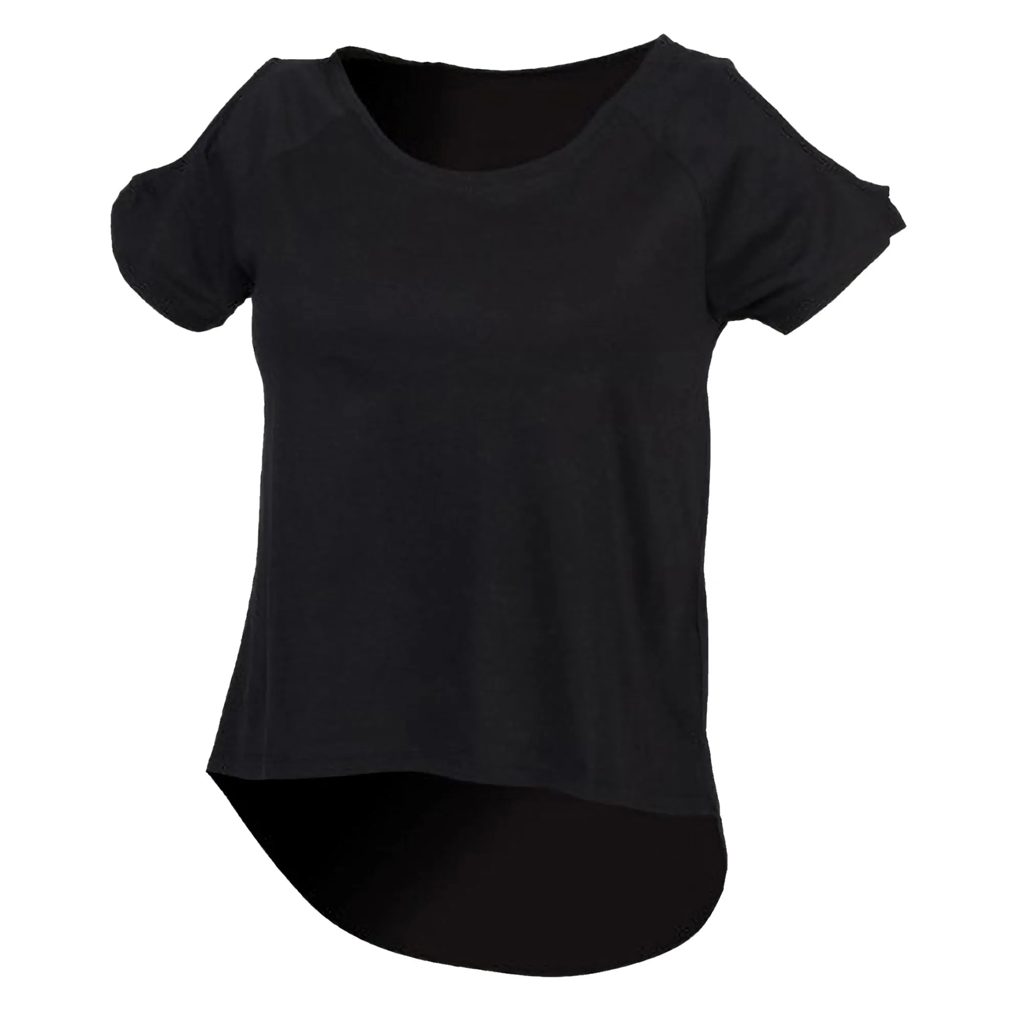 SF Plain Short Sleeve T-Shirt With Drop Detail