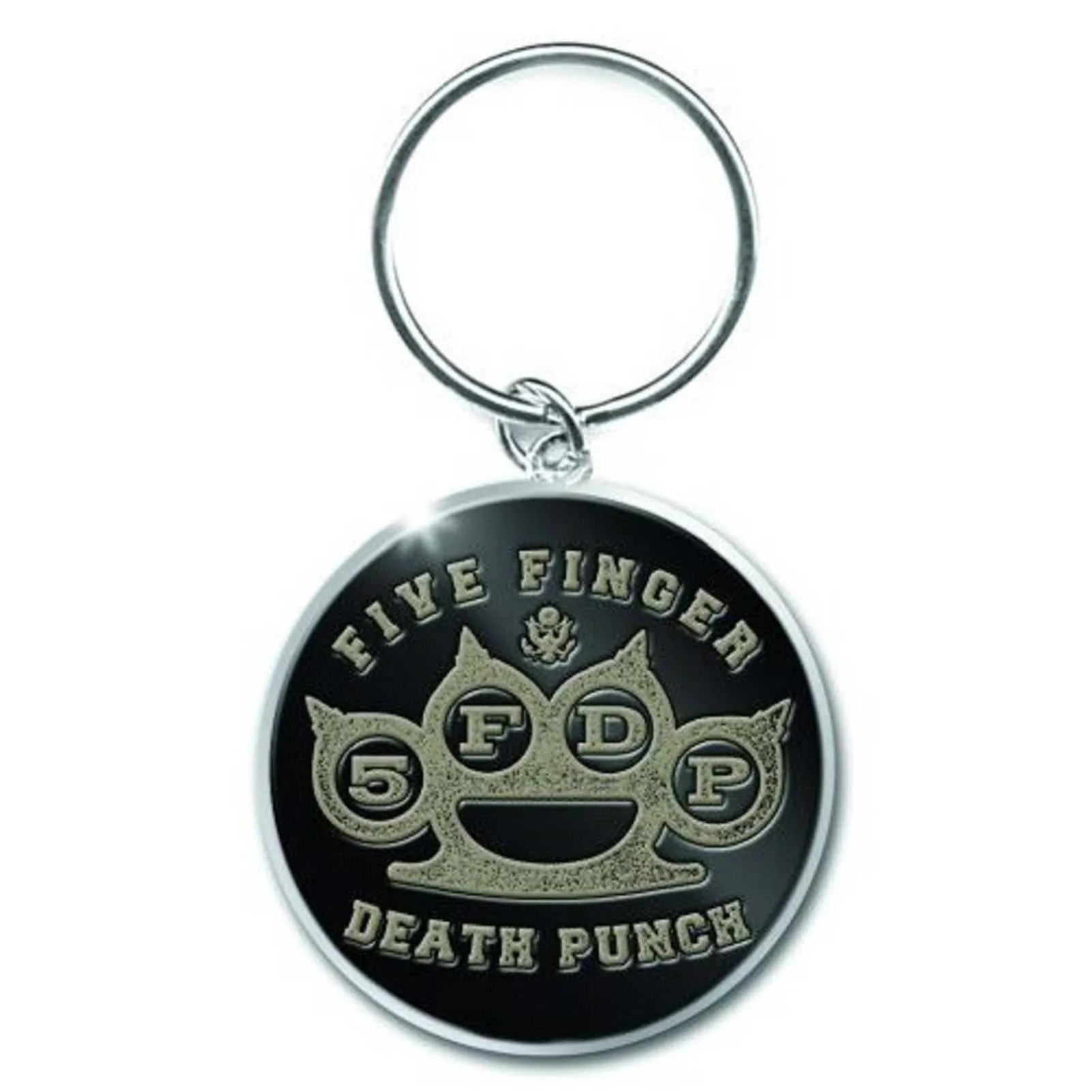 Brass Knuckle Keyring