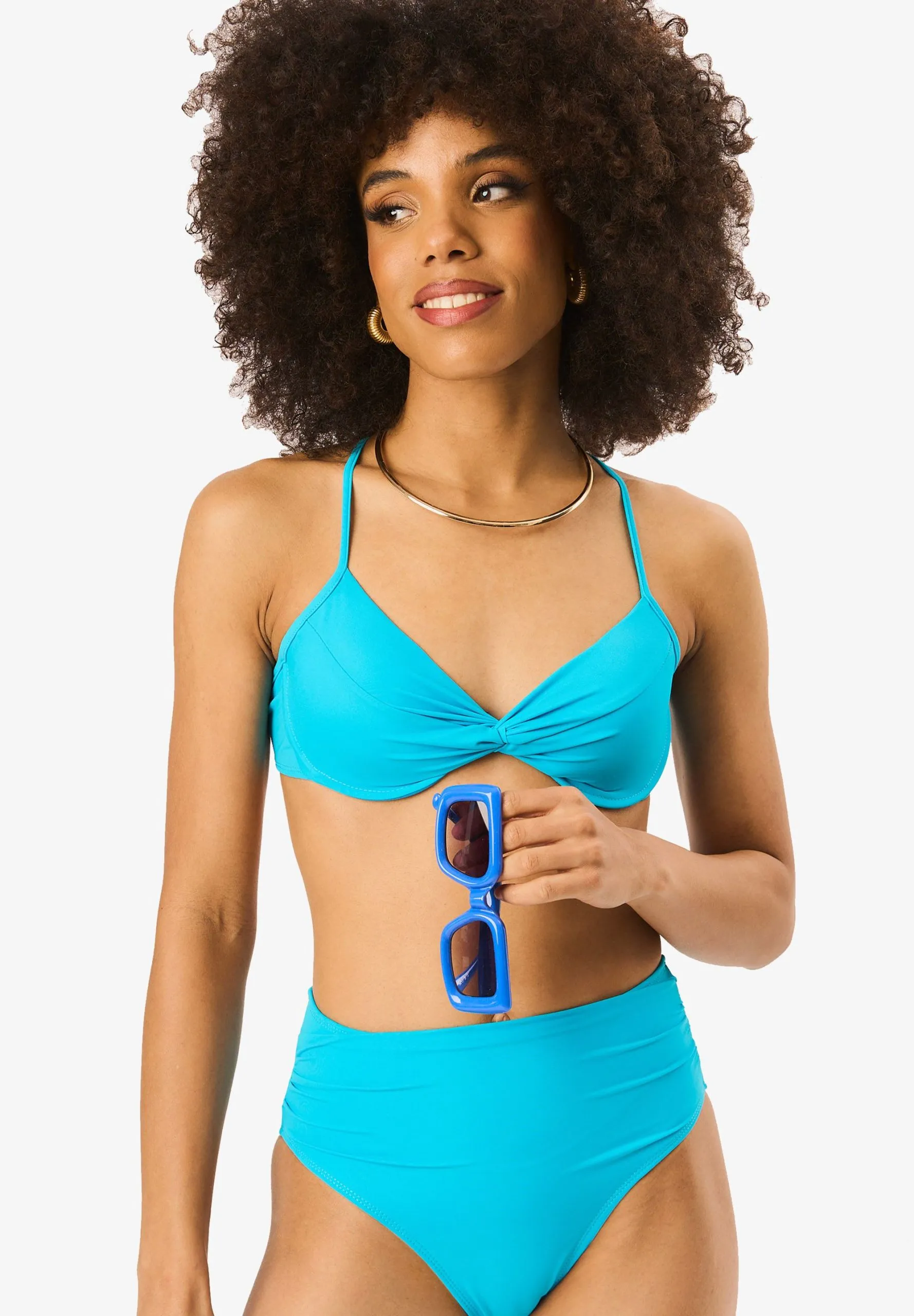 Teal Underwire Bikini Top