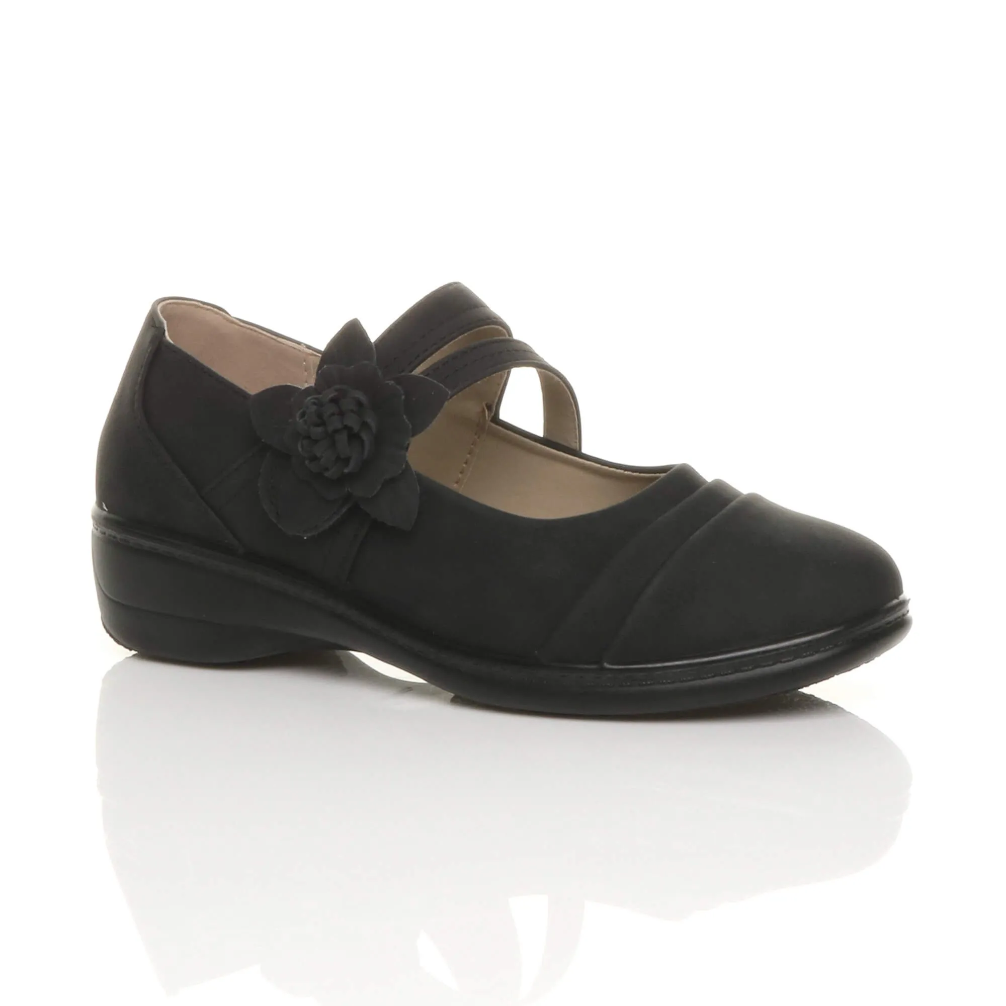 Low Heel Flat Comfort Mary Janes