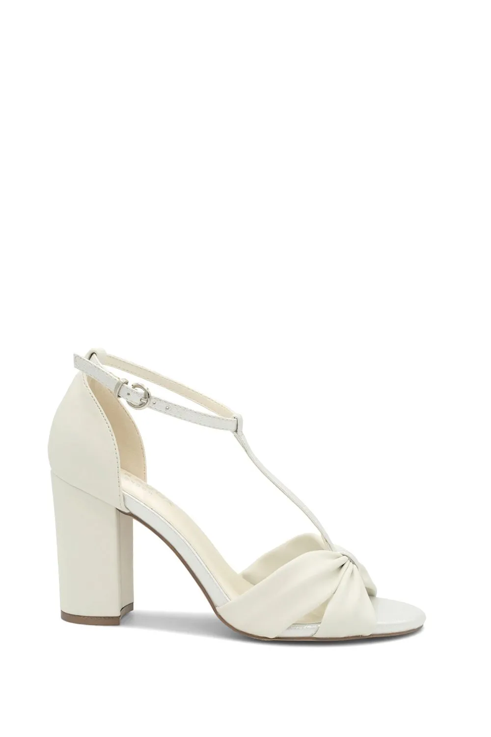 Indiana' High Block Heel T-bar Sandals