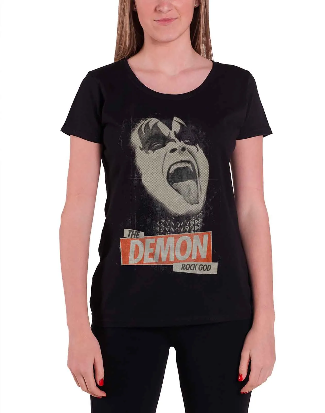The Demon Rock God Skinny Fit T Shirt