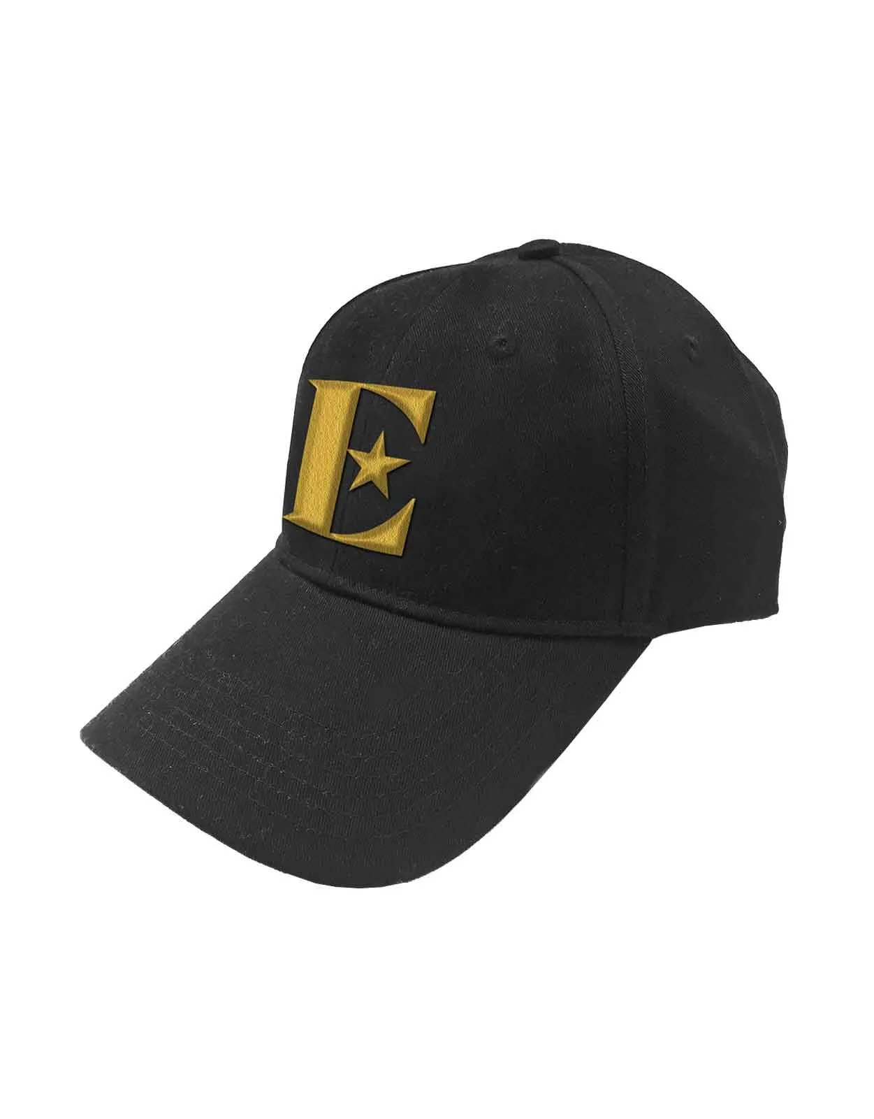 Gold E Logo Strapback Baseball Cap