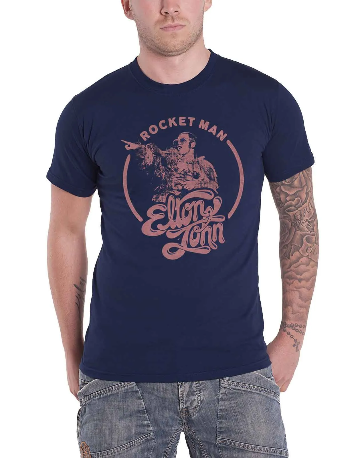 Rocketman Circle Point T Shirt