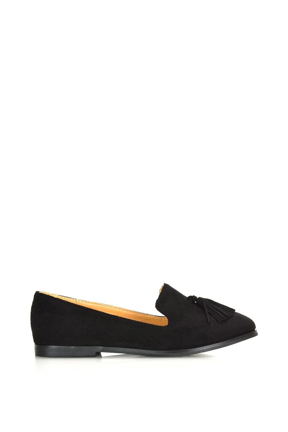 'Betsy' Flat Pointed Toe Tassel Loafer Shoes