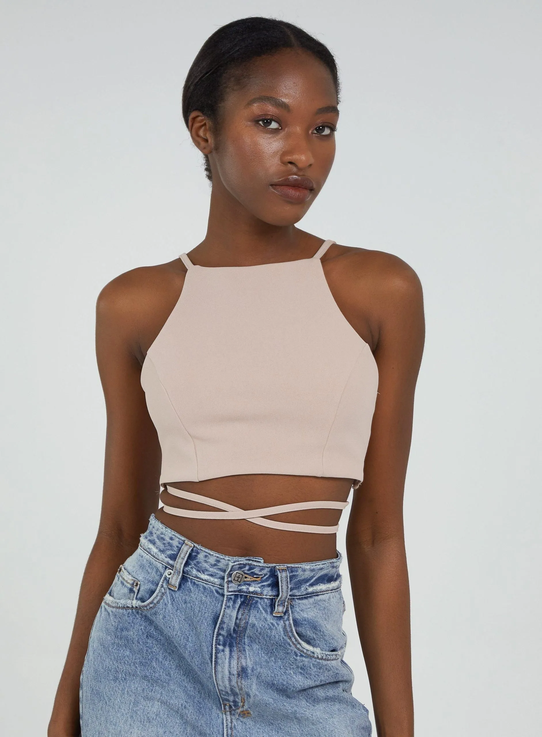 Tie Back Crop Top