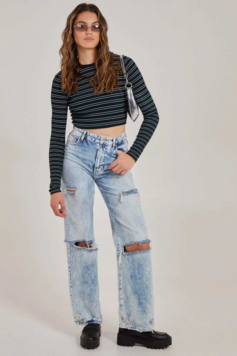 Striped Long Sleeve Top