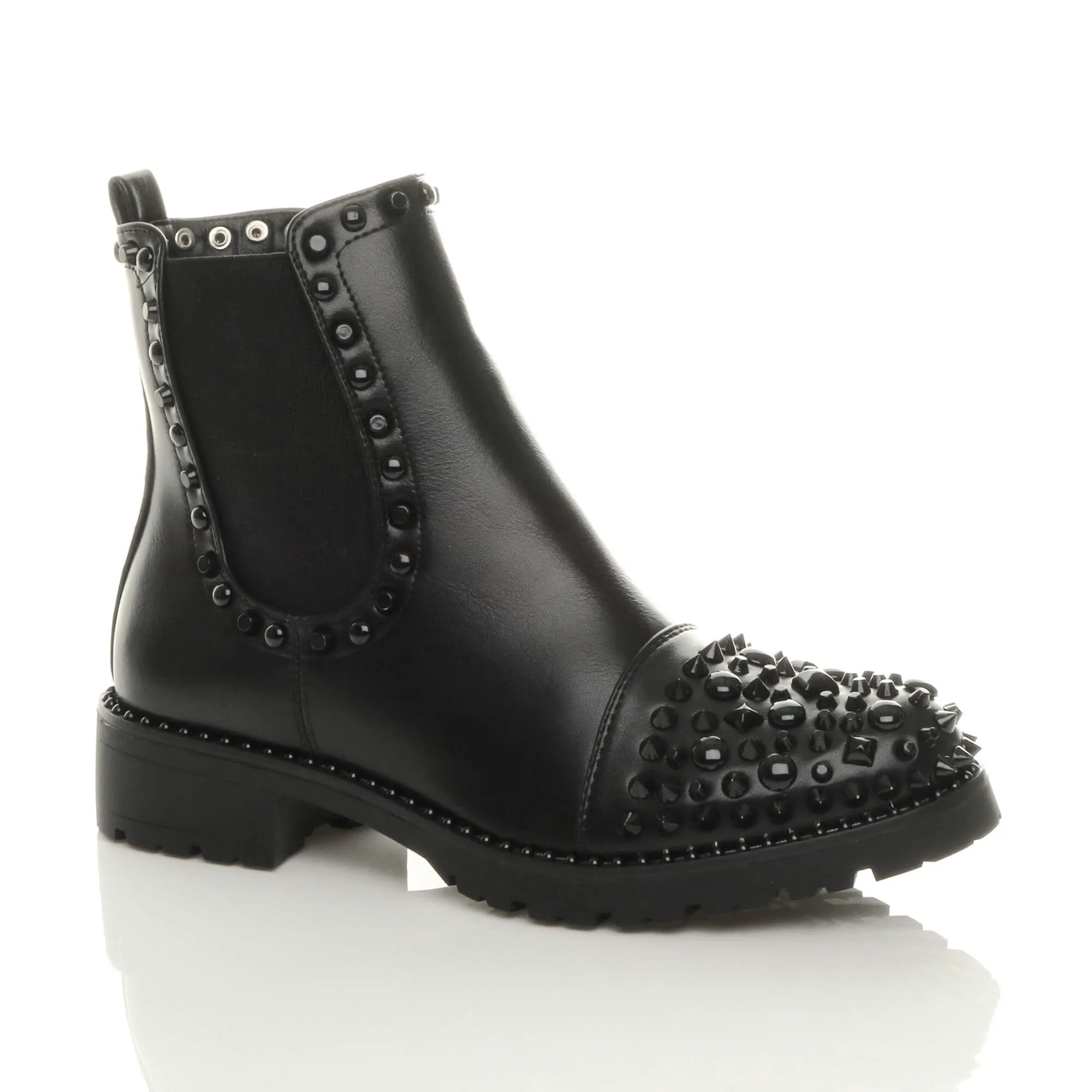 Low Block Heel   Ankle Boots