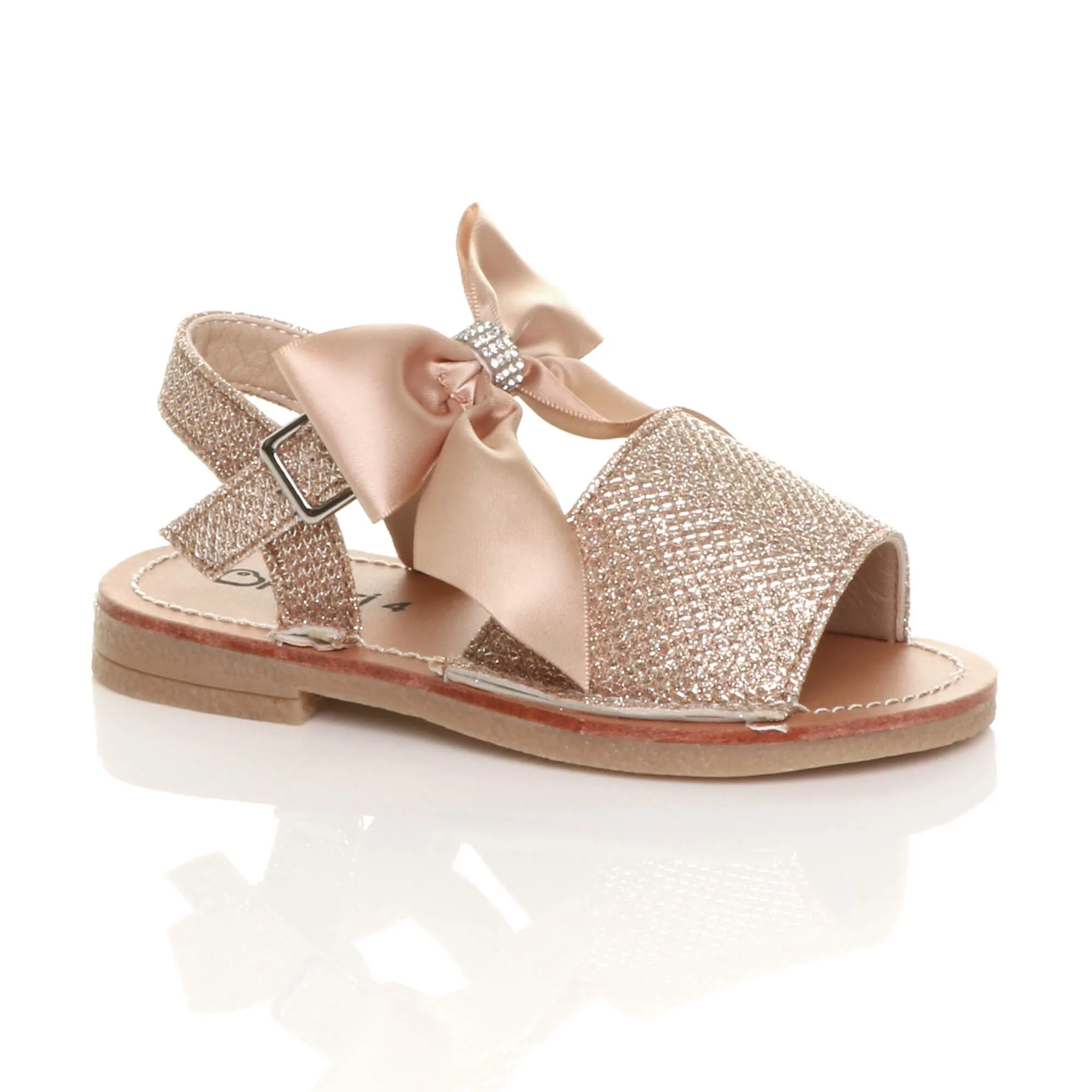 Flat  Heel Menorcan Sandals Glitter Sandals