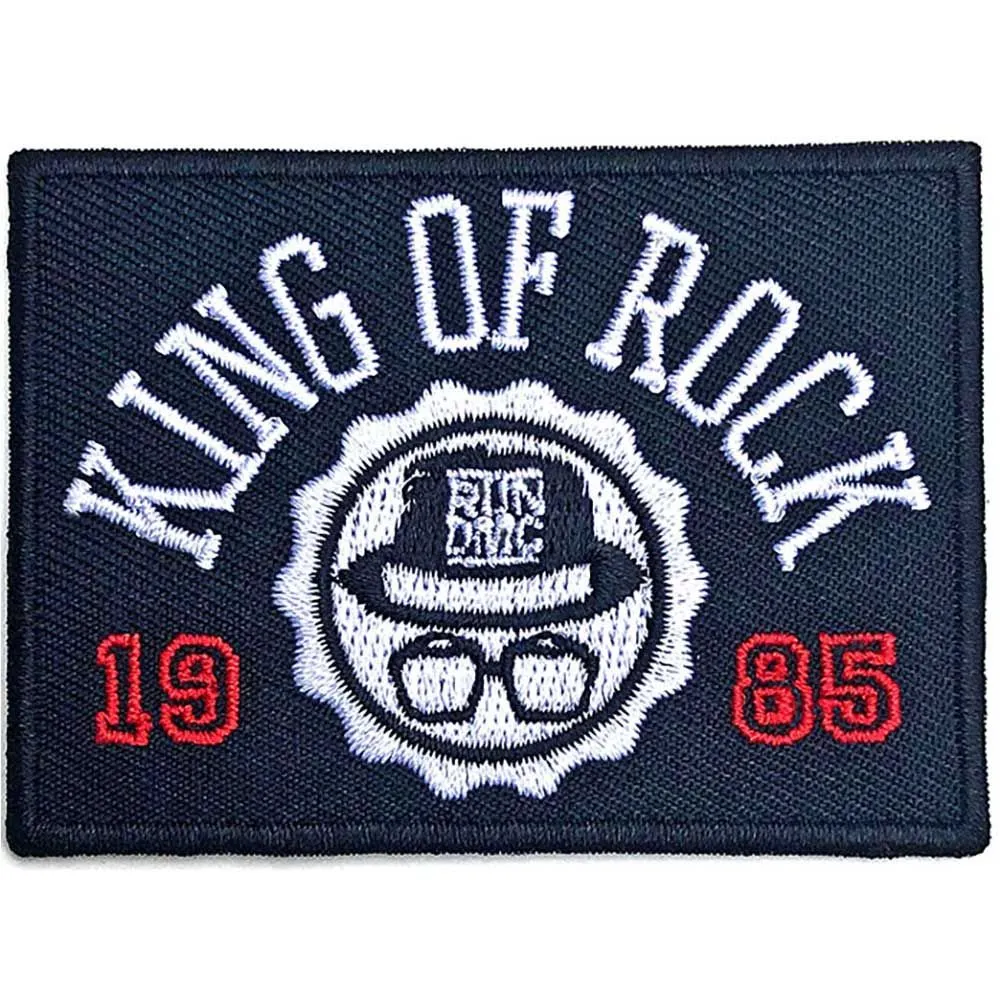 Patch King Of Rock Band Logo Official Black Embroidered woven iron on