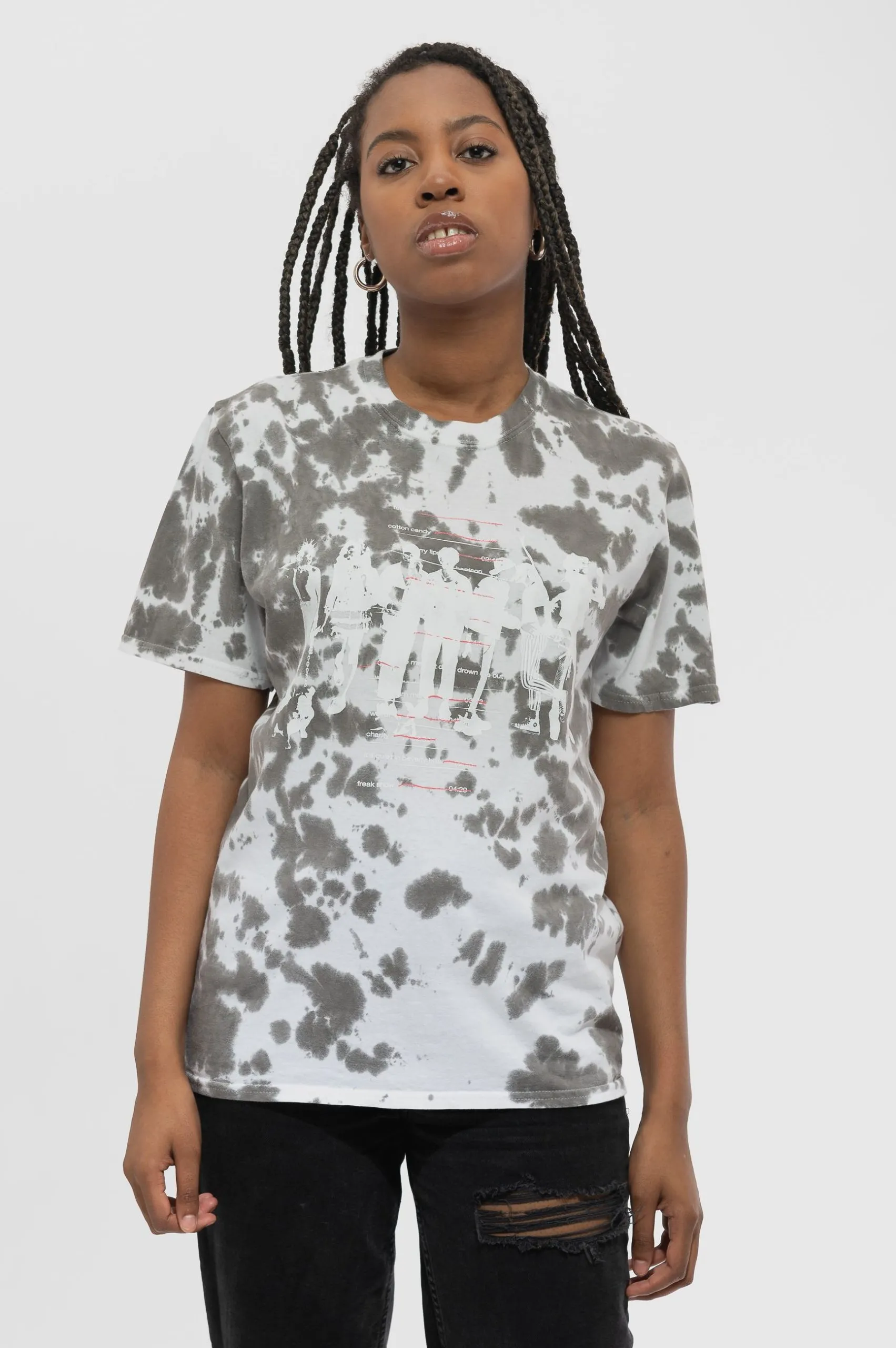 Weird Tracklist Dip Dye T Shirt