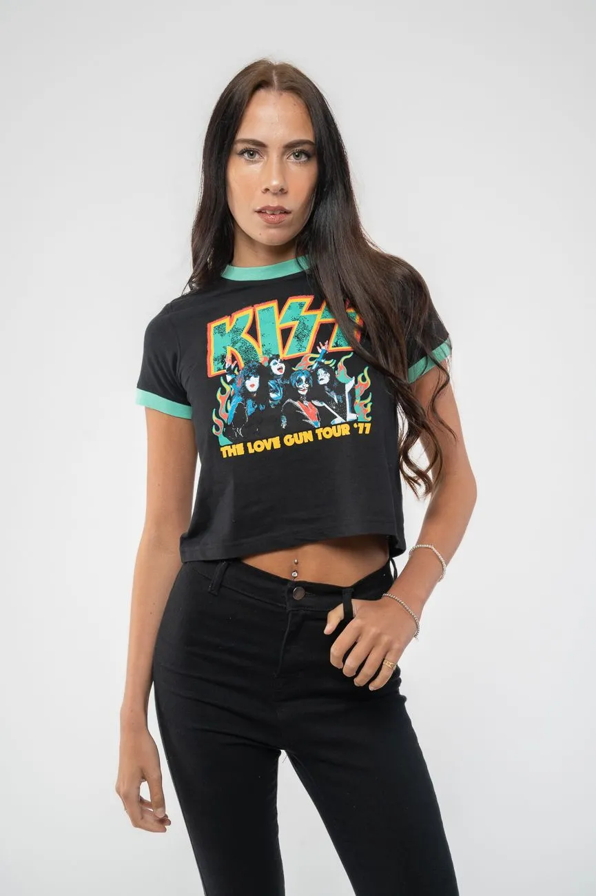 Love Gun Tour Ringer Crop Top