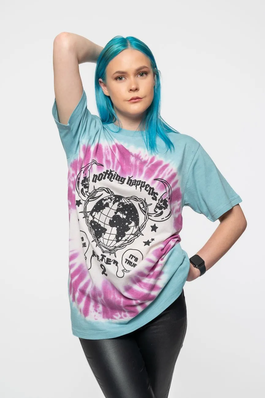 Nothing Happens Dye Wash T Shirt