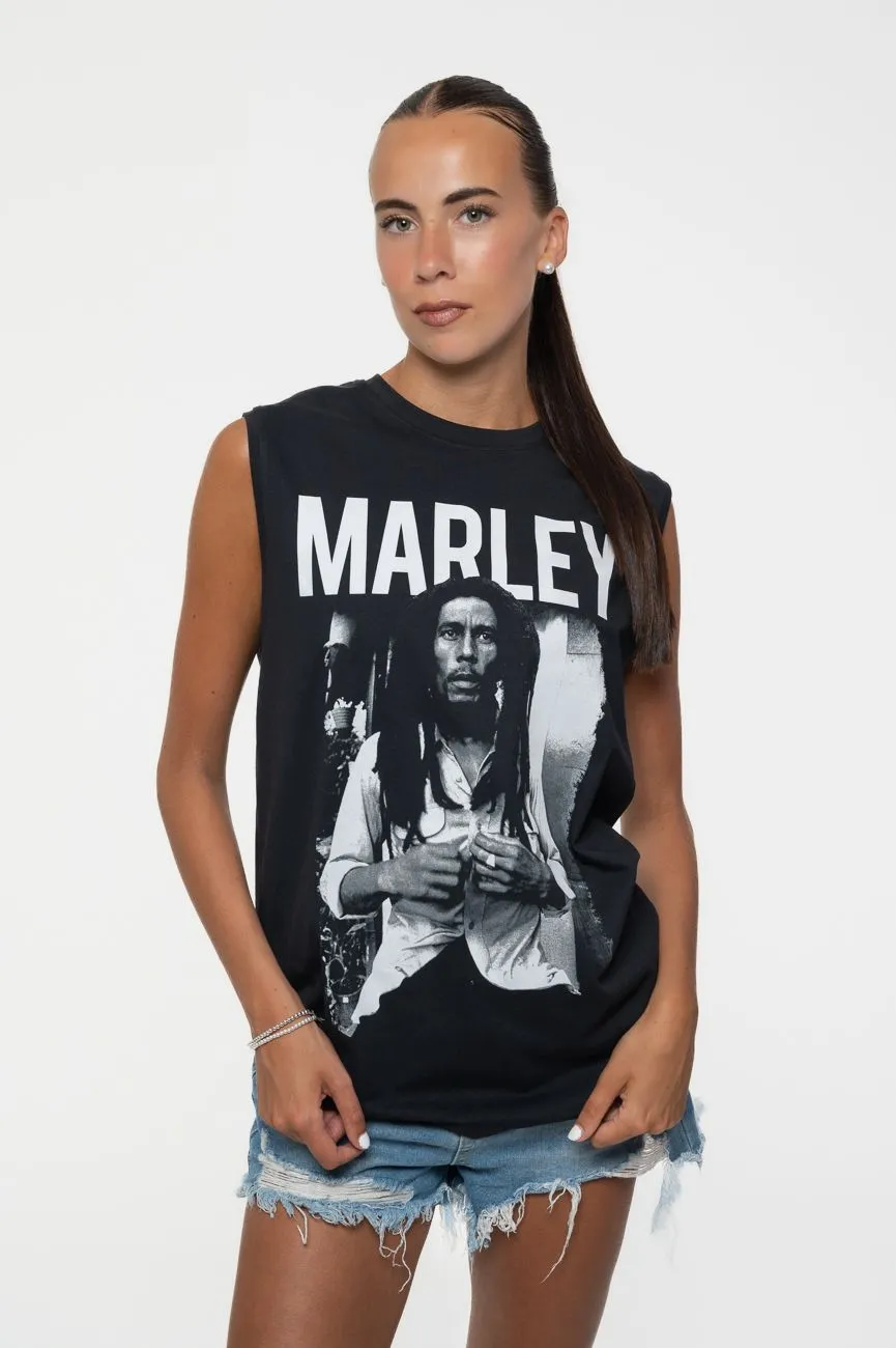 B&W Portrait Muscle Tank