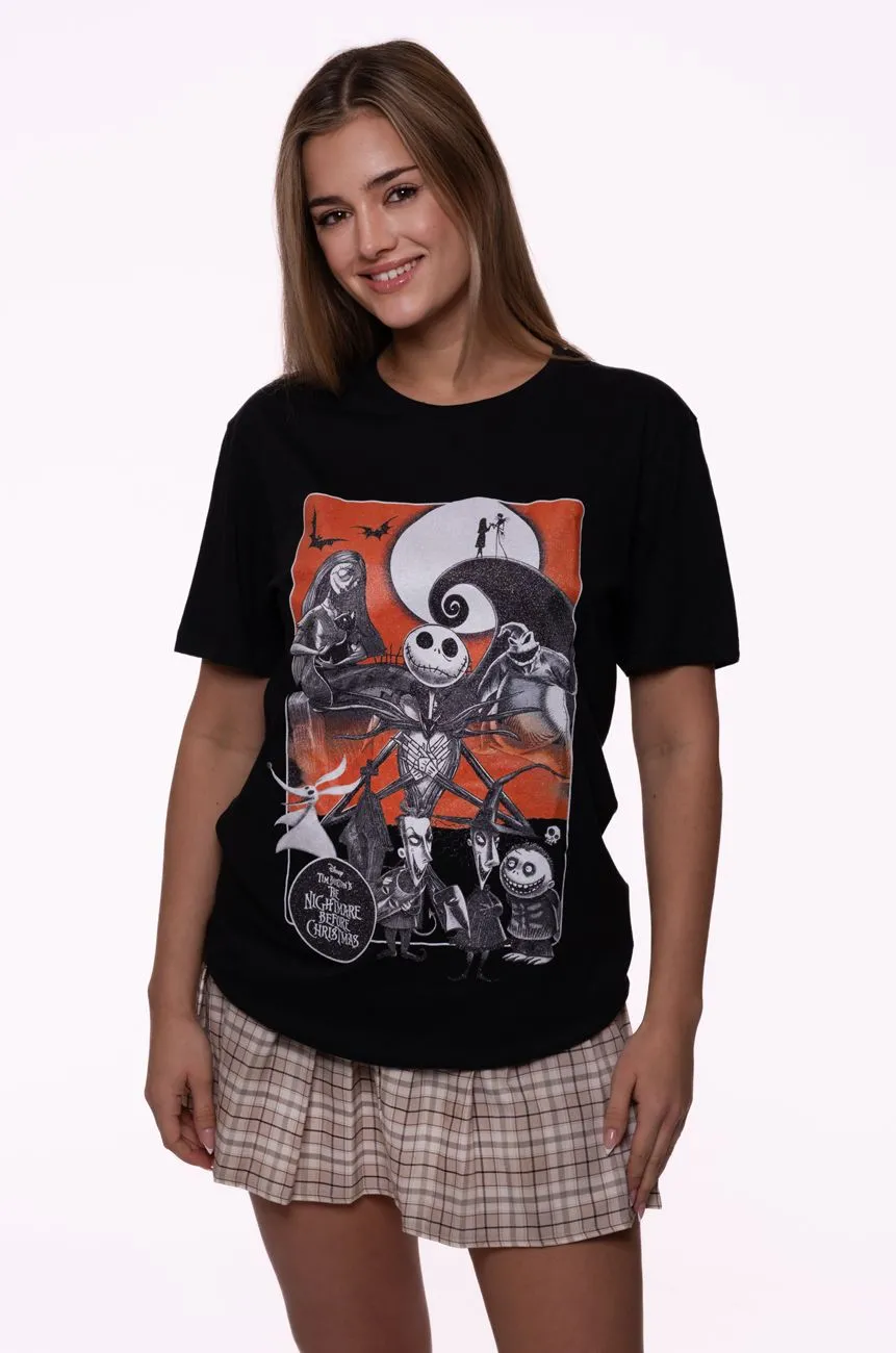 Embellished Orange Moon T Shirt