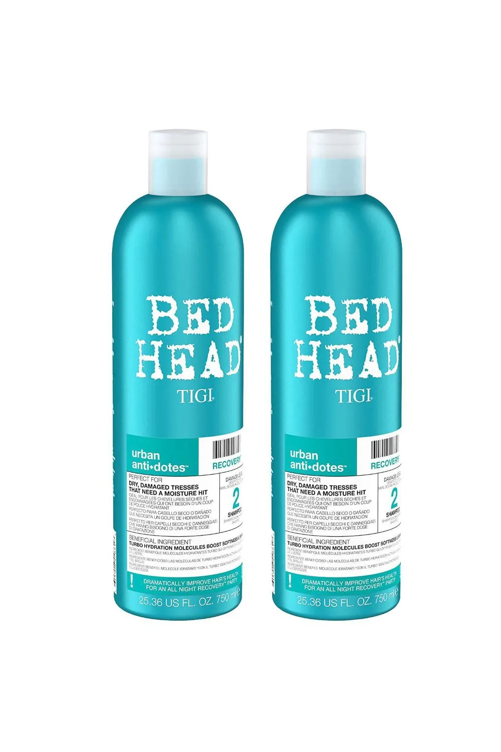 Urban Antidotes Recovery Dry Hair 'Shampoo' 750ml, 2pk