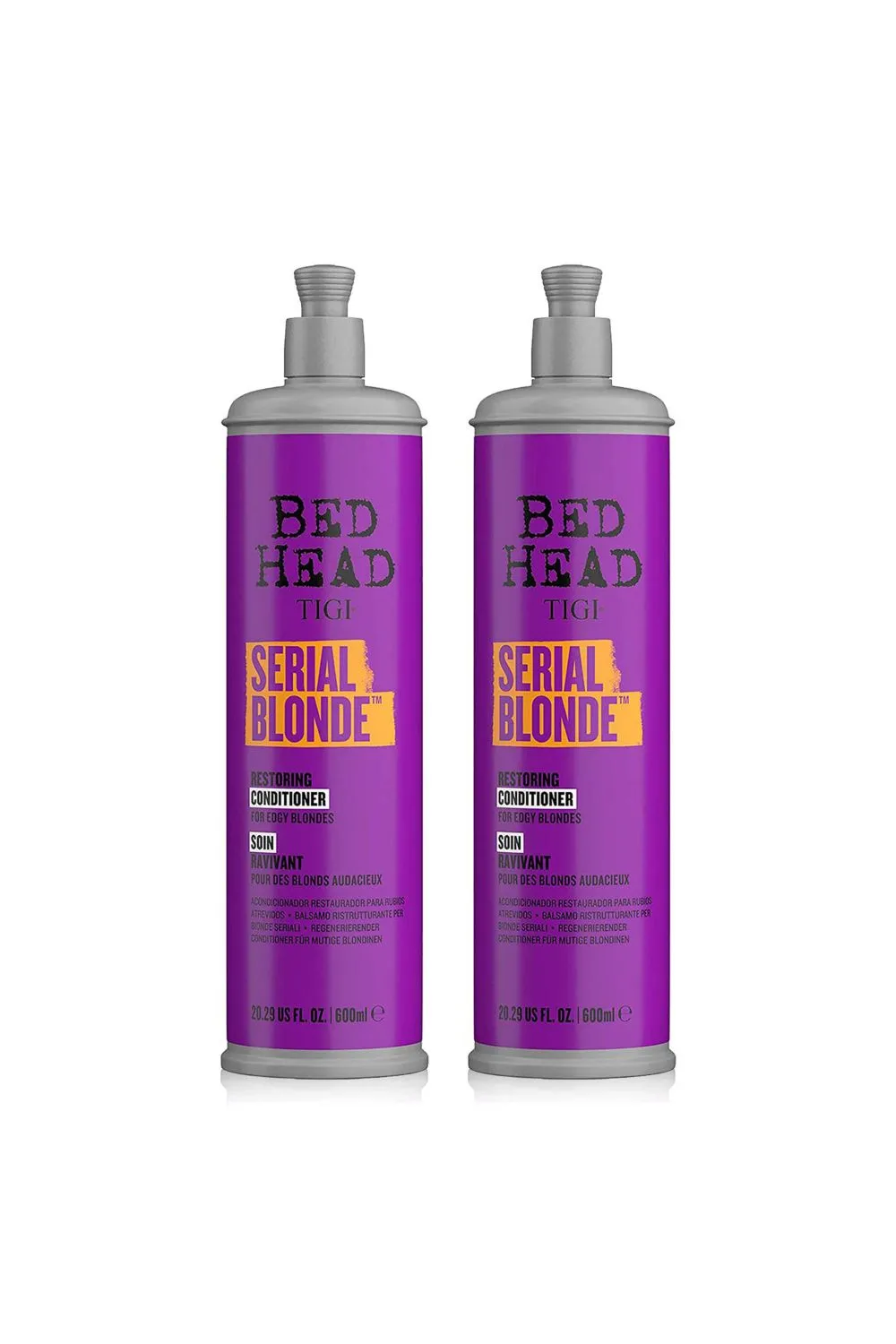 Serial Blonde 'Conditioner' For Damaged Hair, 600ml, 2pk