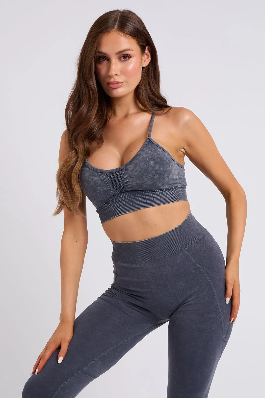 Acid Padded Strappy Sports Bra
