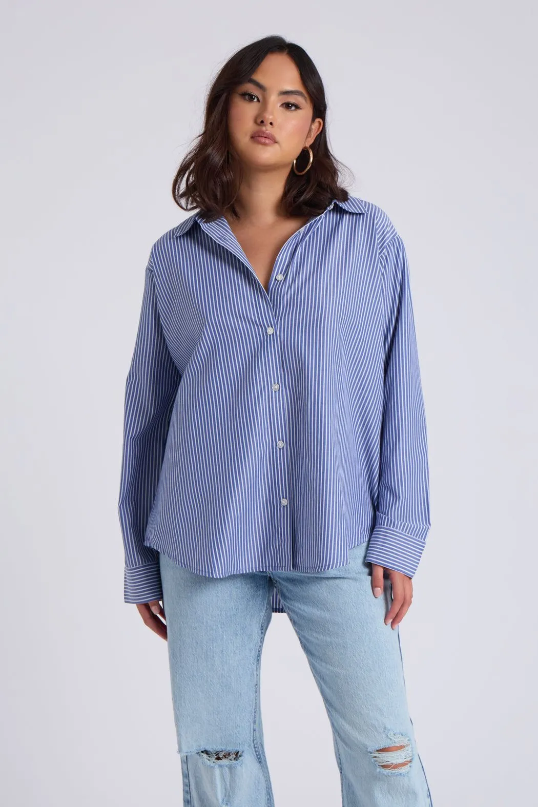 Stripe Oversized Shirt