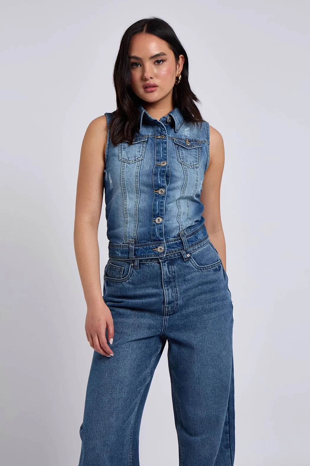 Cassie Denim Gilet