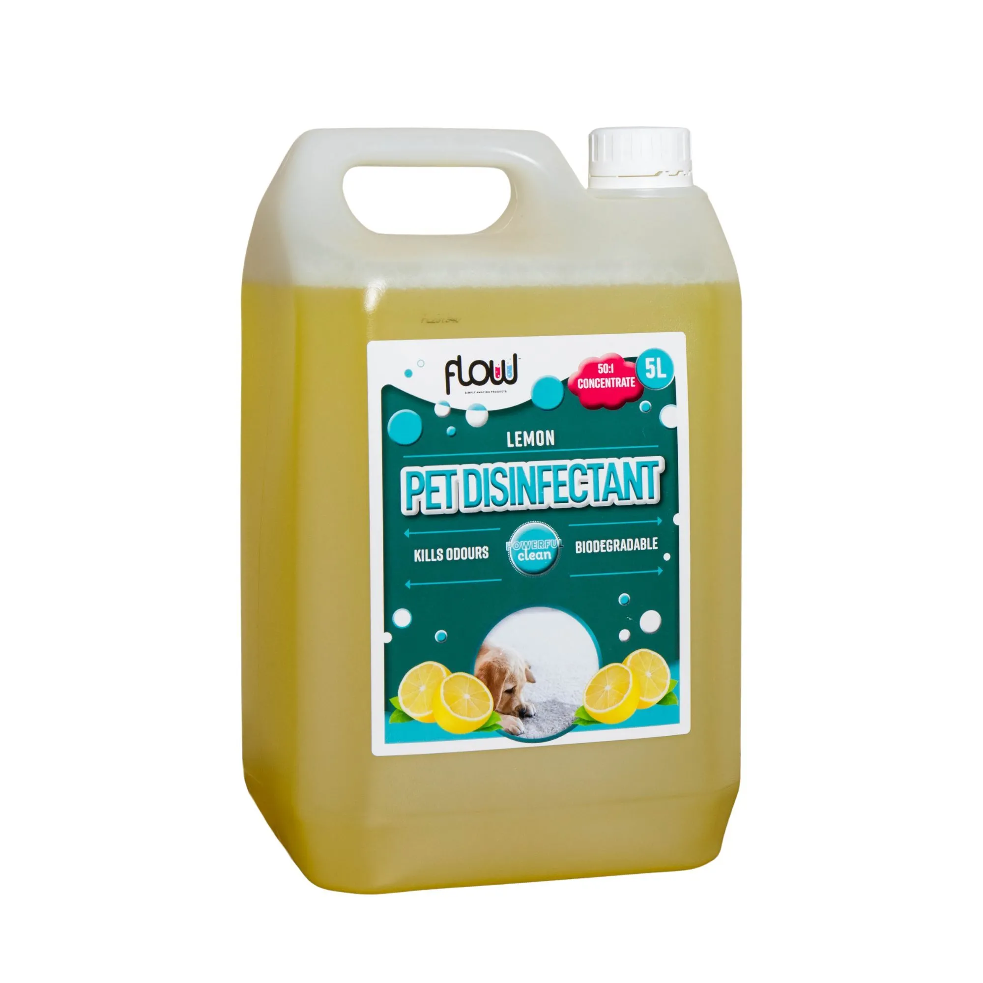 5 Litre Lemon Scented Pet Disinfectant Cleaner