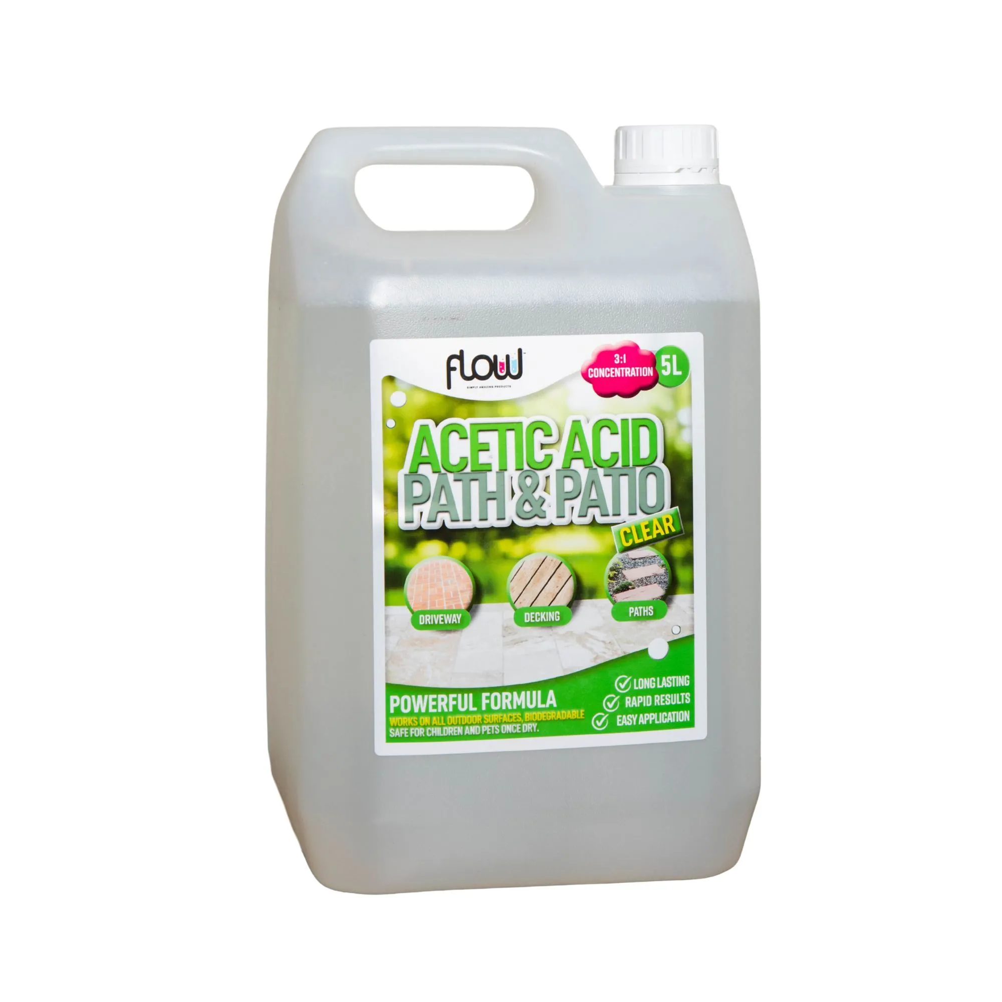 5 Litre Garden Patio Acetic Cleaner