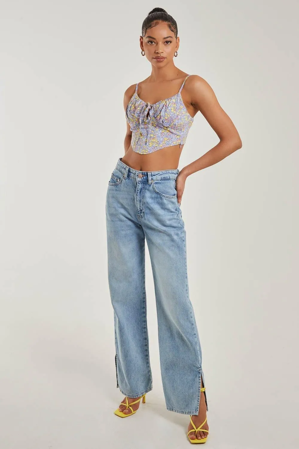 Tie Front Corset Top