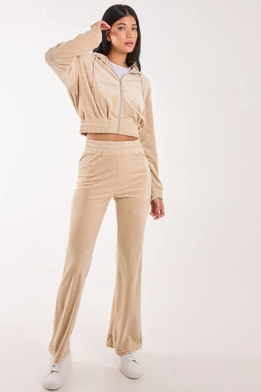 Velour Flare Joggers