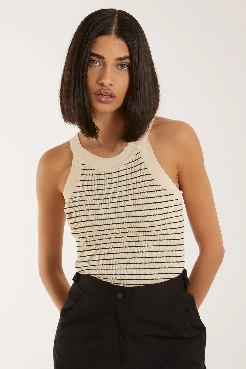 Striped Racer Top