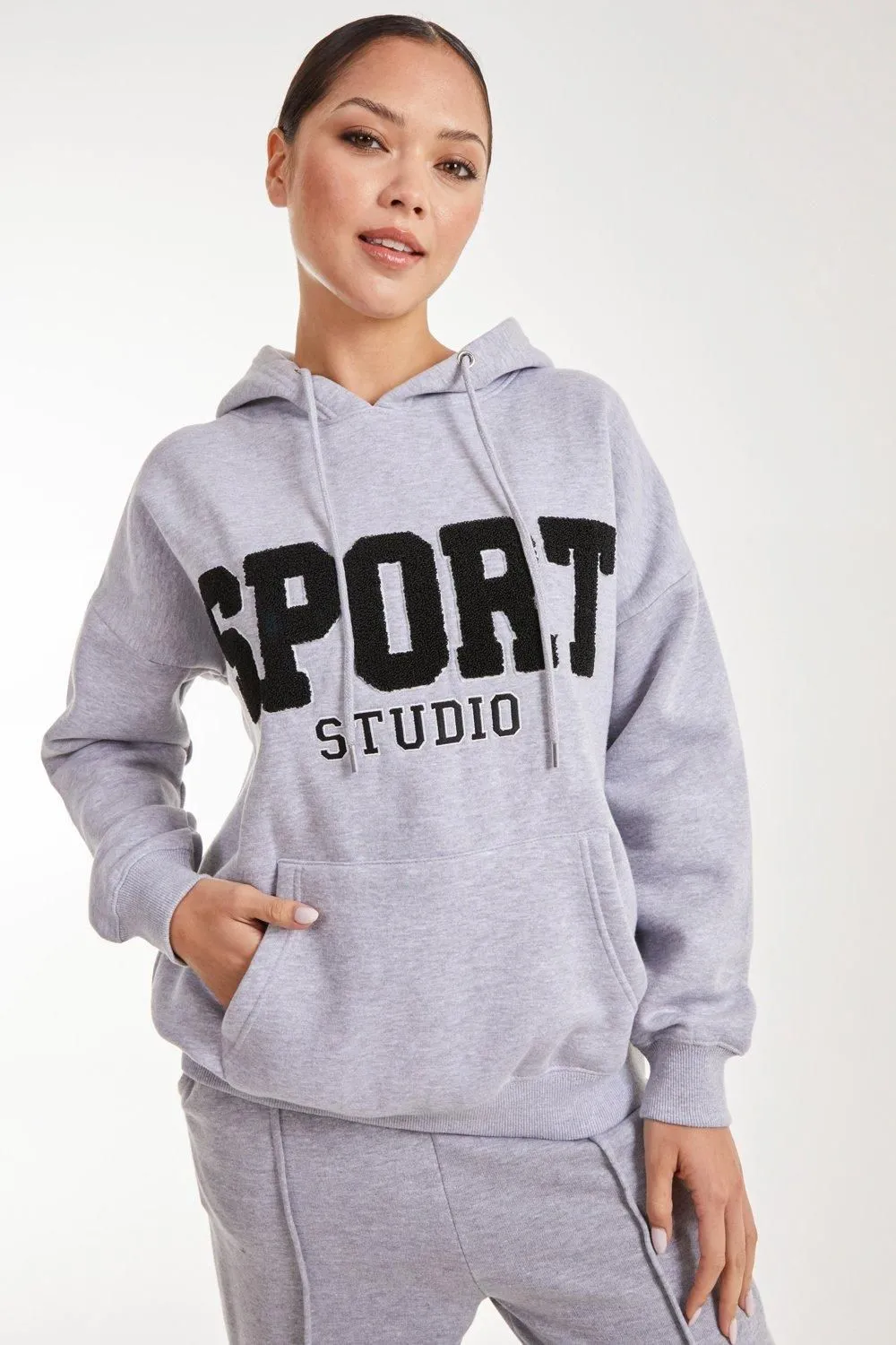 Sport Studio Textured Hoodie