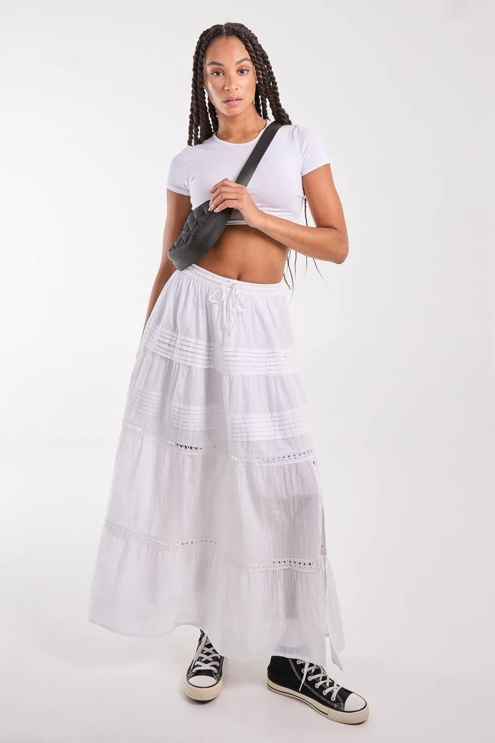 Prairie Tiered Maxi Skirt