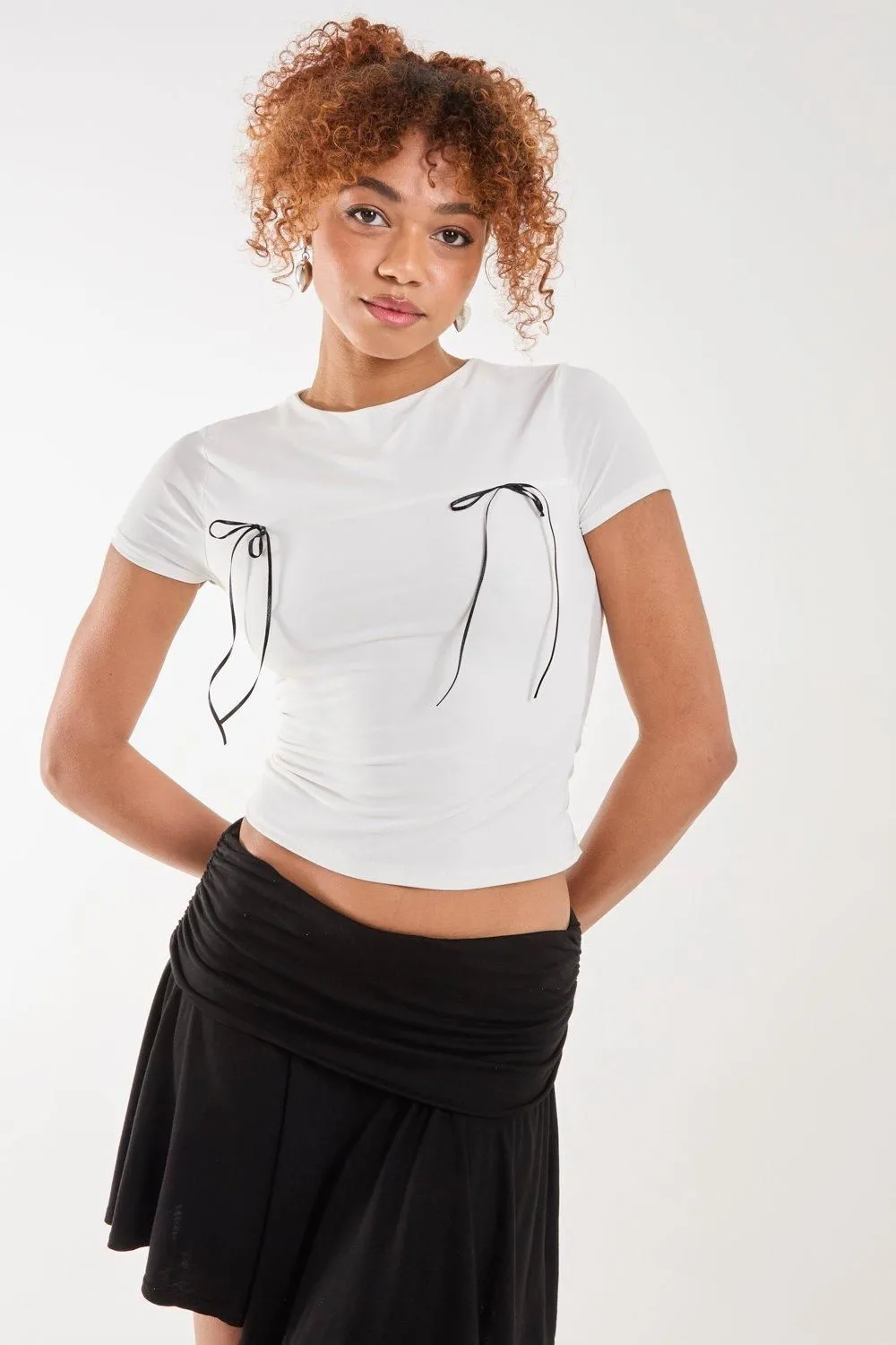 Bow Detail T-Shirt