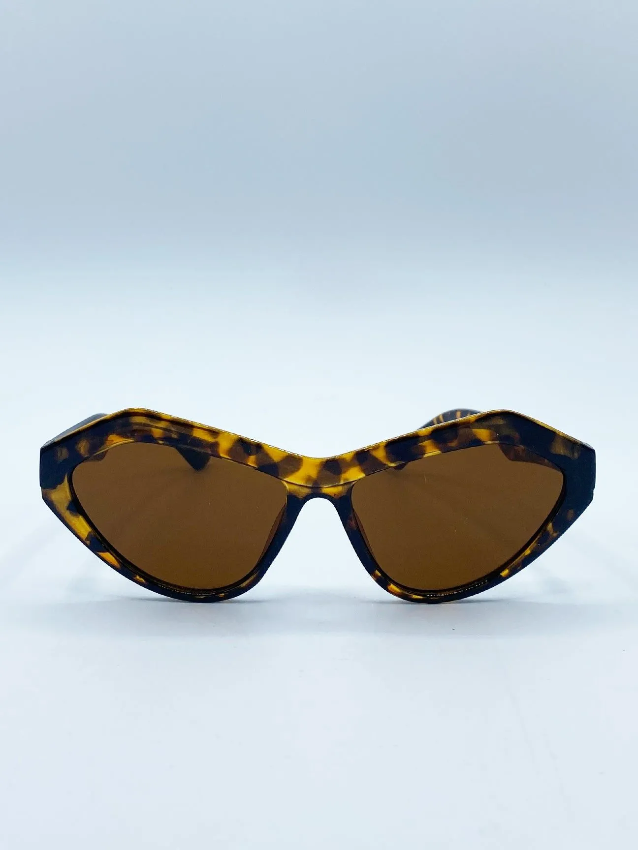 Angular Sunglasses in Tortoiseshell
