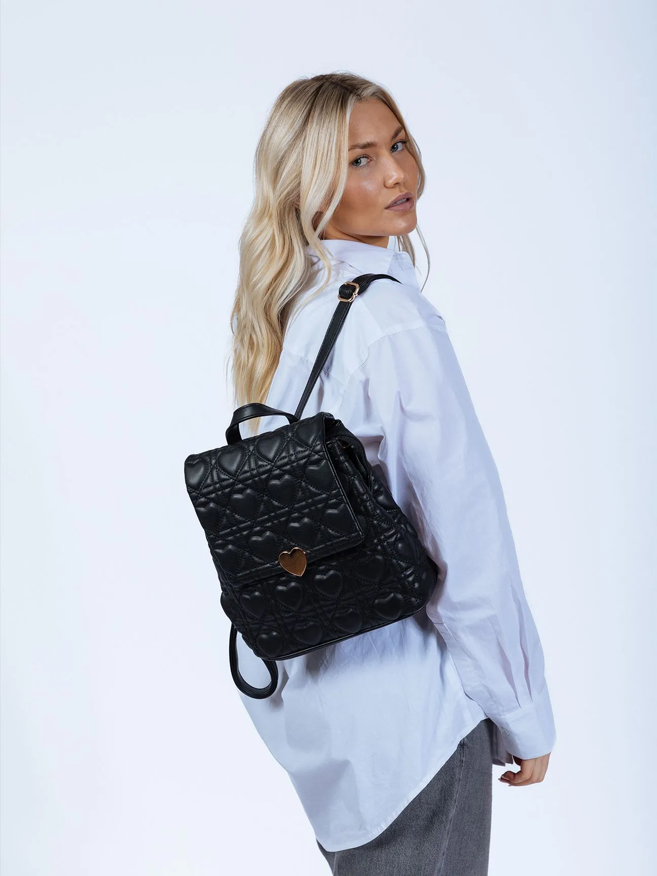 Quilted Heart Backpack