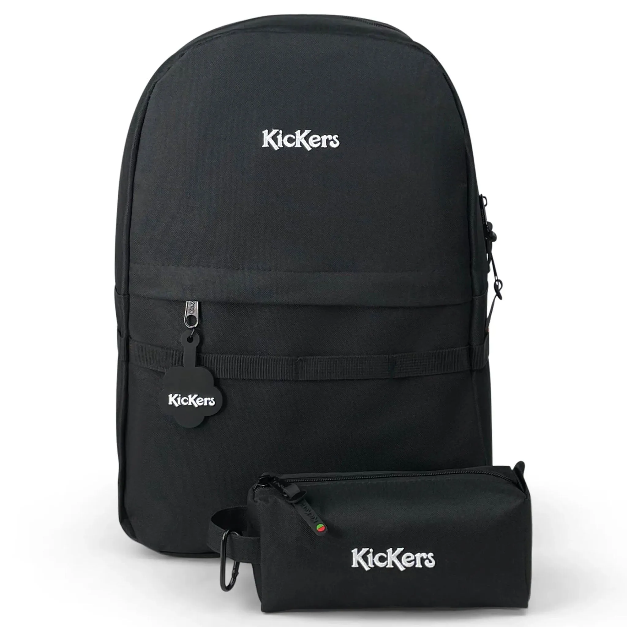 Gemini Black Backpack with Pencil Case