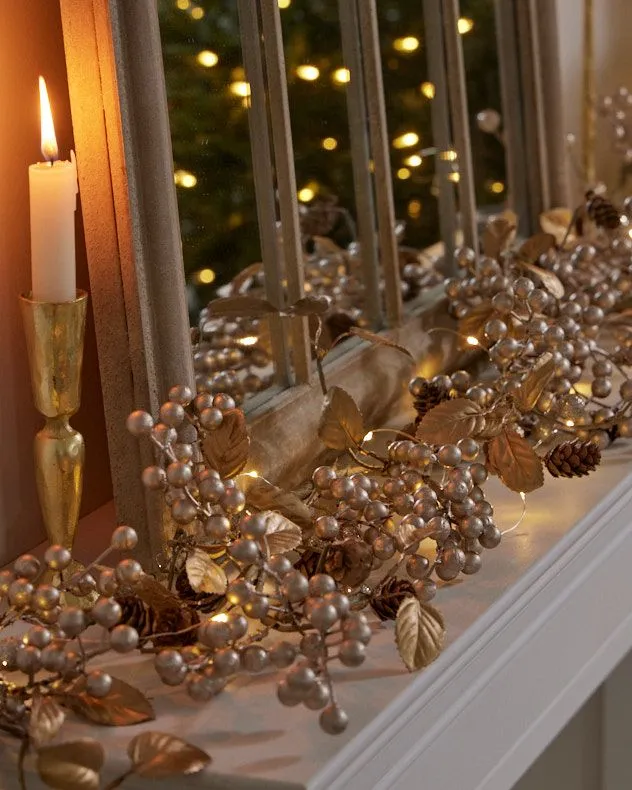 Magical Forest Xmas Table Decoration Christmas Garland 1.5m