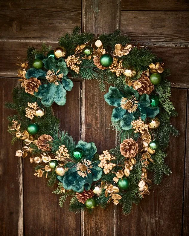 Highbury Luxury Christmas Xmas Summer Door Wreath Spring Wreath 65cm